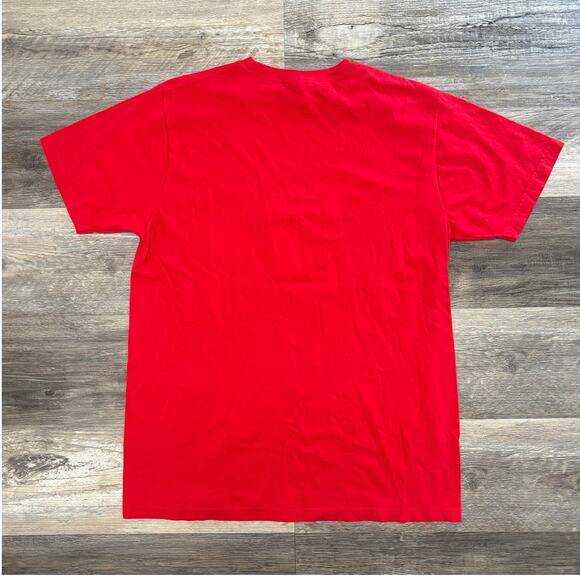 2000s Foo Fighters‎ Bay Island Red Mens XL Lightning Bolt Alt Rock Band T-Shirt - Picture 3 of 9